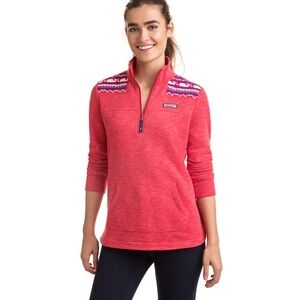 EUC Vineyard Vines Whale Isles Pullover Top - Oversized